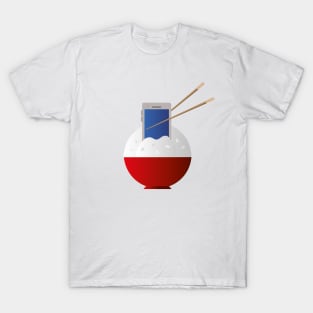 Rice Phone T-Shirt